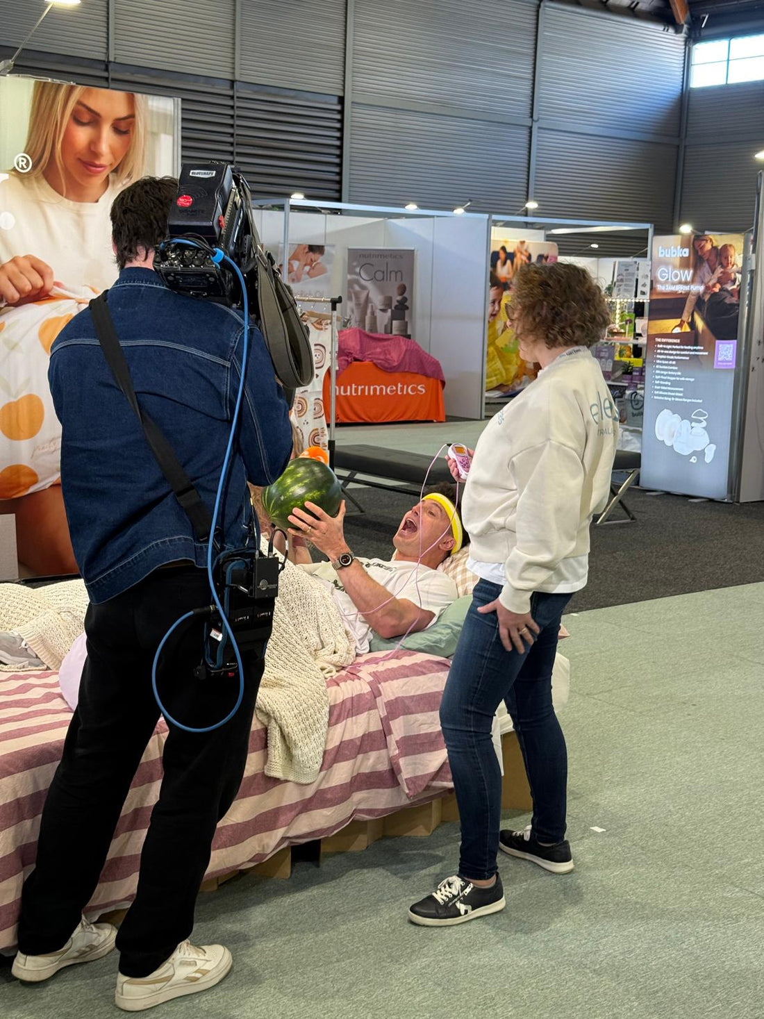 JT giving birth to a watermelon