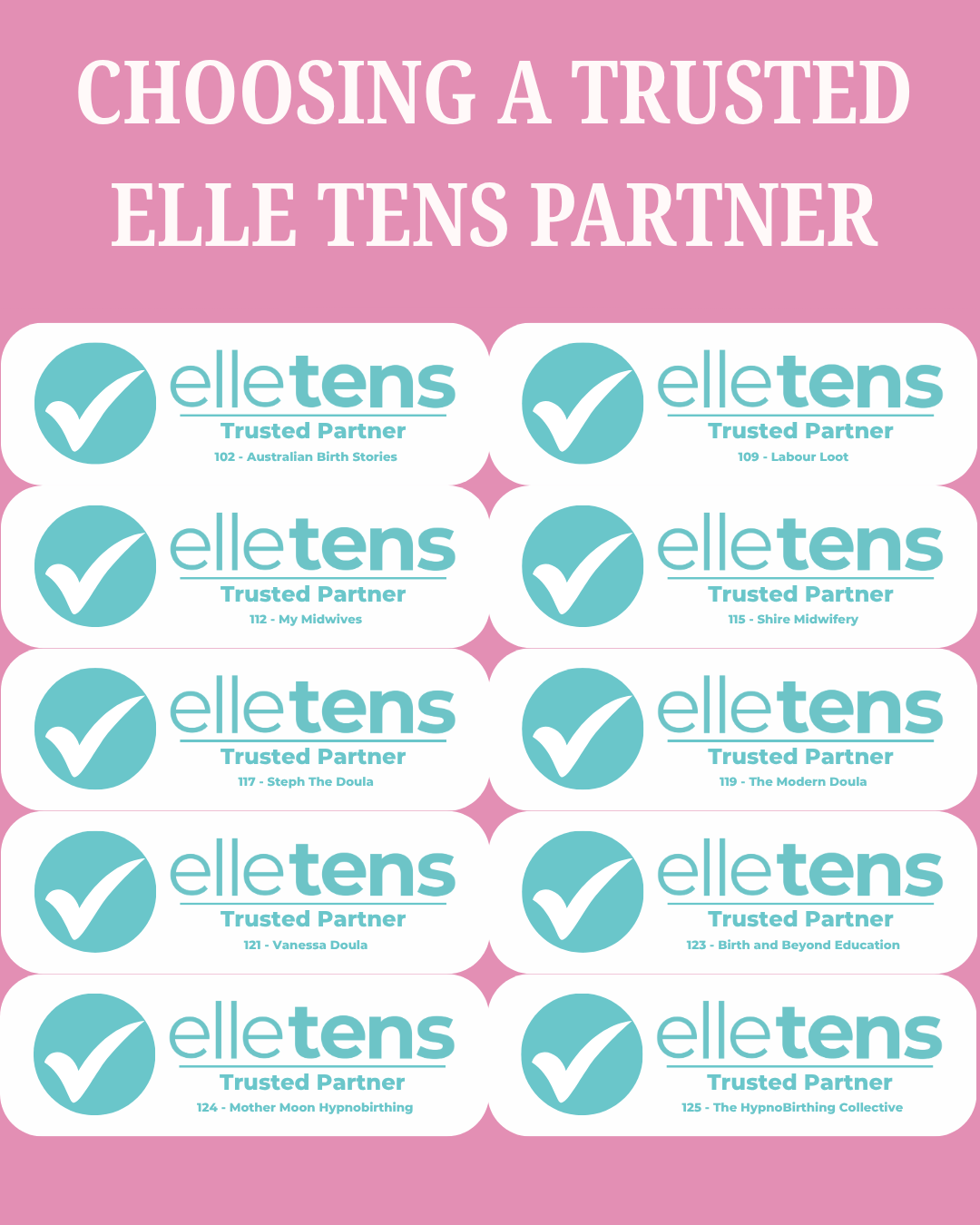 Choosing a Trusted Elle TENS Partner: What It Means for You and Your Baby